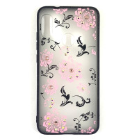 Накладка Yotoo Flowers для Xiaomi Redmi 6 Pro/Mi A2 Lite- квітка- рожевий