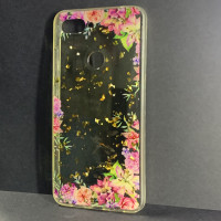 Накладка прозора з малюнком для Xiaomi Mi 8 Lite- Бузкові квіти