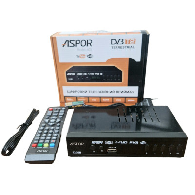 Тюнер Т2 Aspor 603 для аналогового ТБ