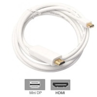 Кабель Mini DisplayPort (DP)/HDMI 1.8m Кабель Mini DisplayPort (DP)/HDMI 1.8m