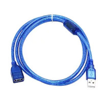 USB кабель (подовжувач) AM/AF (3м)- синій USB кабель (подовжувач) AM/AF (3м)- синій