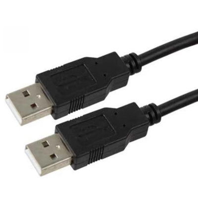 USB кабель AM/AM (1.5м)- чорний USB кабель AM/AM (1.5м)- чорний