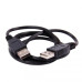 USB кабель AM/AM (1.5м)- чорний