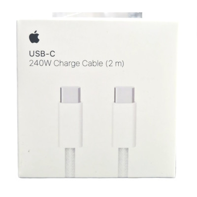 USB-C кабель Apple Type-C to Type-C 240W (MU2G3FE/A2794) 2м- білий