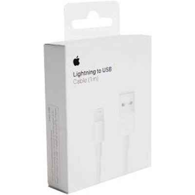 USB кабель Apple Lightning 1м в оріг упаковці- білий USB кабель Apple Lightning 1м в оріг упаковці- білий