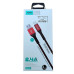 USB кабель Aspor A166 Micro 2.4A/1м- чорний