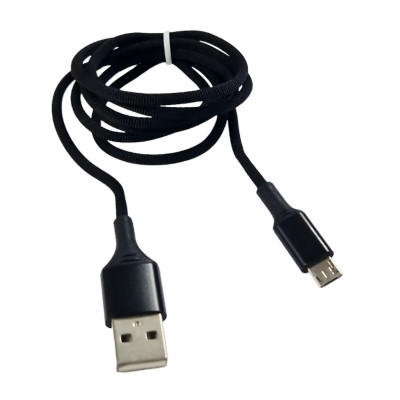 USB кабель Aspor AC-11 Micro 2.4A/1.2м- чорний USB кабель Aspor AC-11 Micro 2.4A/1.2м- чорний