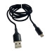 USB кабель Aspor AC-11 Micro 2.4A/1.2м- чорний