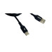 USB кабель Aspor AC-13t Type-C 2.4A/1.2м- чорний