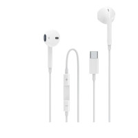 Навушники EarPods with Type-C з мікрофоном Aspor A215- білий