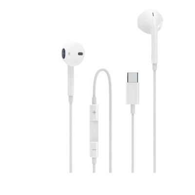 Навушники EarPods with Type-C з мікрофоном Aspor A215- білий Навушники EarPods with Type-C з мікрофоном Aspor A215- білий