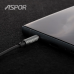 Навушники з мікрофоном Aspor A203- сріблястий