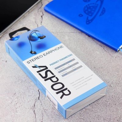 Навушники з мікрофоном Aspor A209- чорний