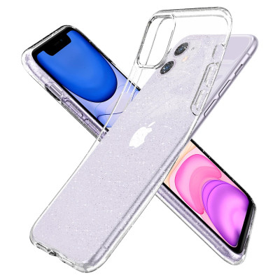 Накладка Molan Cano Jelly Sparkle для iPhone 12 Pro / 12- прозорий