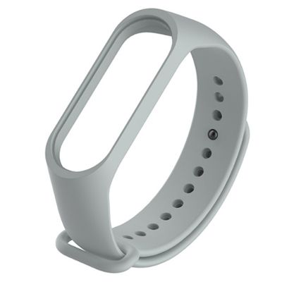 Ремінець силіконовий для Mi Band 3/4- сірий Ремінець силіконовий для Mi Band 3/4- сірий