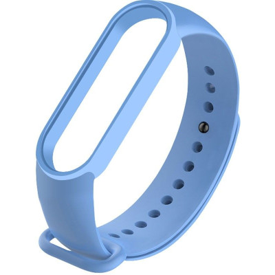 Ремінець силіконовий для Mi Band 3/4- блакитний Ремінець силіконовий для Mi Band 3/4- блакитний