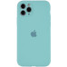 Накладка (з мікрофіброю) Silk Full Camera Protective для iPhone 12 Pro (6.1`)- бірюзовий
