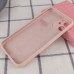 Накладка (з мікрофіброю) Silk Full Camera Protective для iPhone 12 Pro (6.1`)- рожевий пісок
