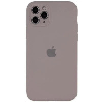 Накладка (з мікрофіброю) Silk Full Camera Protective для iPhone 12 Pro (6.1`)- лавандовий