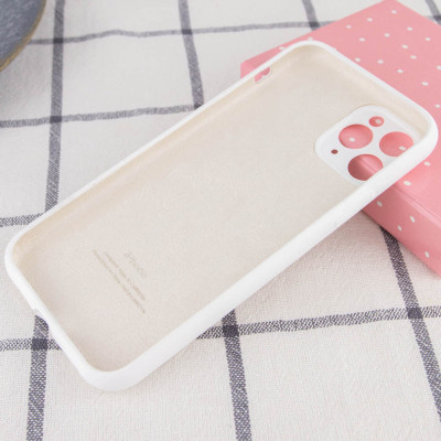 Накладка (з мікрофіброю) Silk Full Camera Protective для iPhone 13 Pro (6.1`)- рожевий пісок
