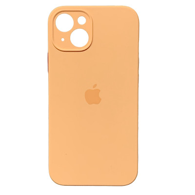Накладка (з мікрофіброю) Silk Full Camera Protective для iPhone 13 Pro Max (6.7`)- диня