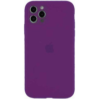 Накладка (з мікрофіброю) Silk Full Camera Protective для iPhone 13 Pro Max (6.7`)- аметіст
