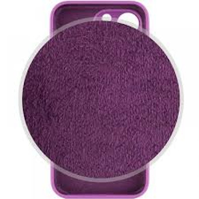 Накладка (з мікрофіброю) Silk Full Camera Protective для iPhone 13 Pro Max (6.7`)- аметіст