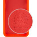 Накладка (з мікрофіброю) Silicone Cover Lakshmi для Samsung S23- червоний