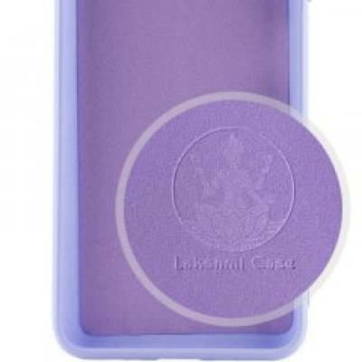 Накладка (з мікрофіброю) Silicone Cover Lakshmi для Samsung S23- фіолетовий