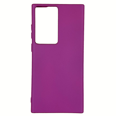 Накладка (з мікрофіброю) Silicone Cover Lakshmi для Samsung S23 Ultra- марсала