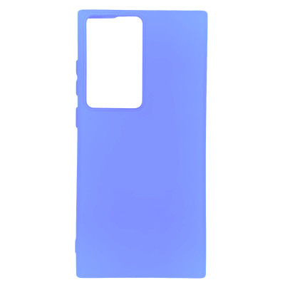 Накладка (з мікрофіброю) Silicone Cover Lakshmi для Samsung S23 Ultra- бузковий