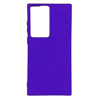 Накладка (з мікрофіброю) Silicone Cover Lakshmi для Samsung S23 Ultra- фіолетовий