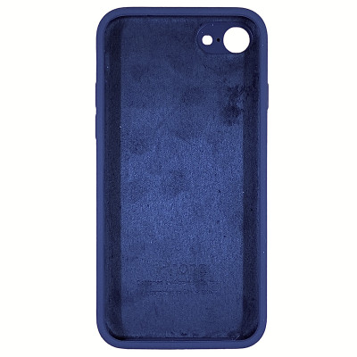 Накладка (з мікрофіброю) Silicone Cover Lakshmi для Samsung S23 Plus- темно-синій