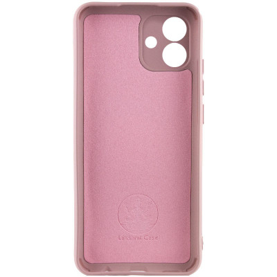 Накладка (з мікрофіброю) Silicone Cover Lakshmi Full Camera для Samsung A04e- рожевий пісок