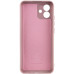 Накладка (з мікрофіброю) Silicone Cover Lakshmi Full Camera для Samsung A04e- рожевий пісок
