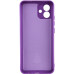 Накладка (з мікрофіброю) Silicone Cover Lakshmi Full Camera для Samsung A04e- фіолетовий