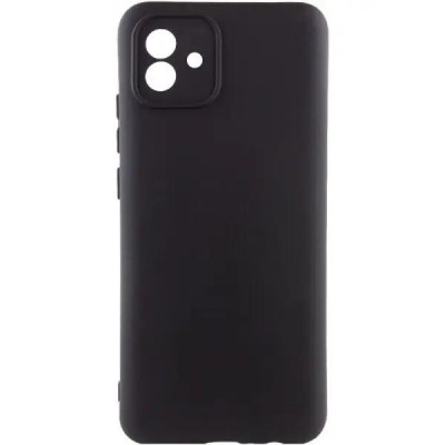 Накладка (з мікрофіброю) Silicone Cover Lakshmi Full Camera для Samsung A04e- чорний
