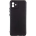 Накладка (з мікрофіброю) Silicone Cover Lakshmi Full Camera для Samsung A04e- чорний
