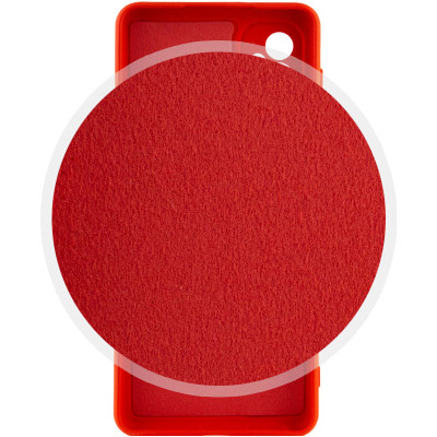 Накладка (з мікрофіброю) Silicone Cover Lakshmi Full Camera для Samsung A54 5G- червоний
