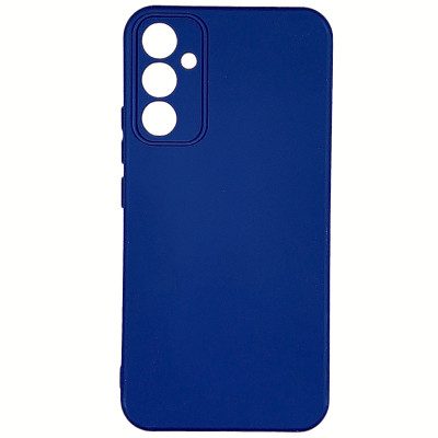 Накладка (з мікрофіброю) Silicone Cover Lakshmi Full Camera для Samsung A54 5G- темно-синій