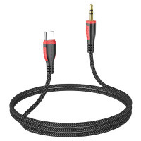 AUX кабель Borofone BL14 (3.5мм to Type-C)- чорний