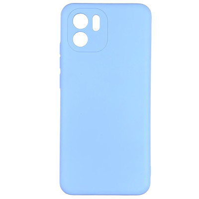 Накладка (з мікрофіброю) Silicone Cover Lakshmi Full Camera для Xiaomi Redmi A1 / A2- блакитний