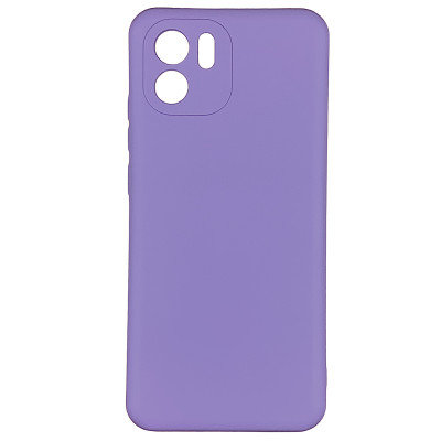 Накладка (з мікрофіброю) Silicone Cover Lakshmi Full Camera для Xiaomi Redmi A1 / A2- лавандовий