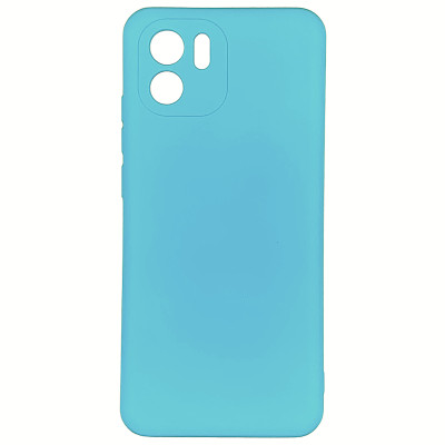 Накладка (з мікрофіброю) Silicone Cover Lakshmi Full Camera для Xiaomi Redmi A1 / A2- бірюзовий
