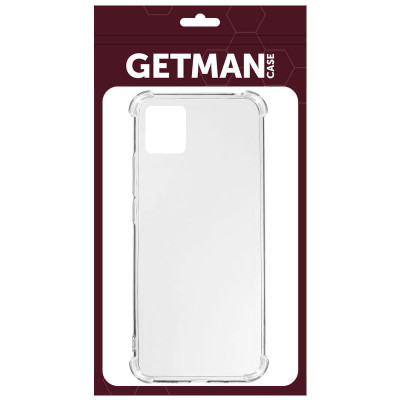 Накладка GETMAN посилені кути для Samsung A04e- прозорий