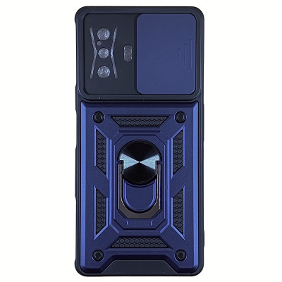 Протиударний чохол Camshield Serge Ring для Xiaomi Poco F4 GT- синій