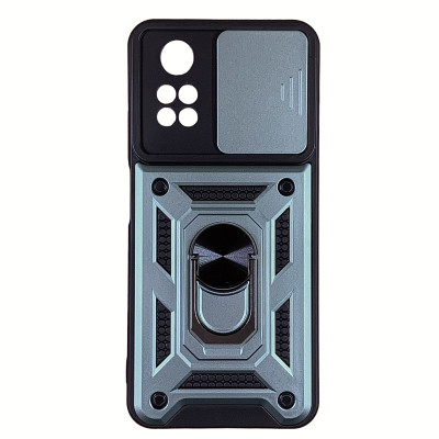 Протиударний чохол Camshield Serge Ring для Xiaomi Poco M4 Pro 4G- зелений Протиударний чохол Camshield Serge Ring для Xiaomi Poco M4 Pro 4G- зелений