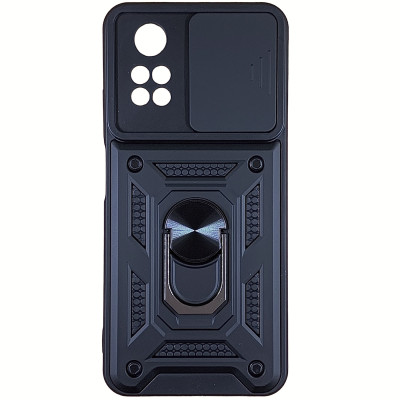 Протиударний чохол Camshield Serge Ring для Xiaomi Poco M4 Pro 4G- чорний Протиударний чохол Camshield Serge Ring для Xiaomi Poco M4 Pro 4G- чорний