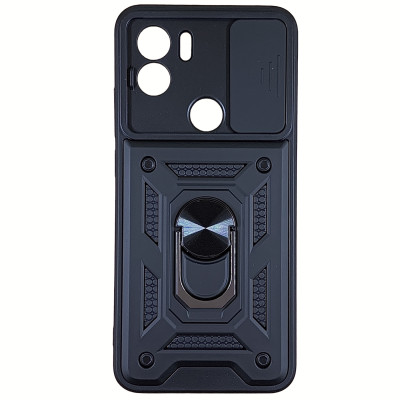 Протиударний чохол Camshield Serge Ring для Xiaomi Redmi A1 Plus / Poco C50 / Redmi A2 Plus- чорний Протиударний чохол Camshield Serge Ring для Xiaomi Redmi A1 Plus / Poco C50 / Redmi A2 Plus- чорний