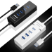 USB HUB 4 порта 3.0 Super Speed (30см)